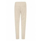 ICHI Beige Polyester Pant